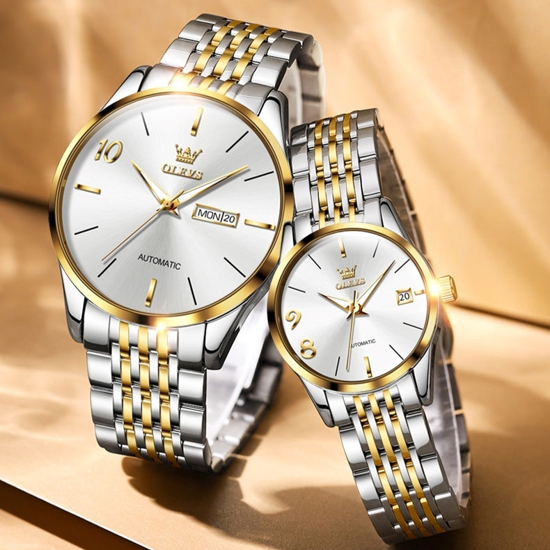 Deci couples watch - white