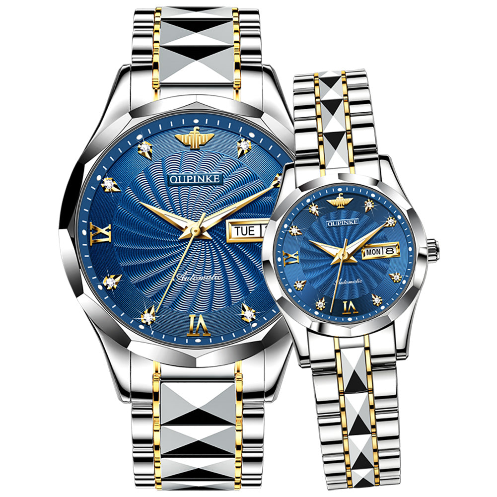 Apollo Vortex P Lefimar Mechanical Couples Watch - Blue