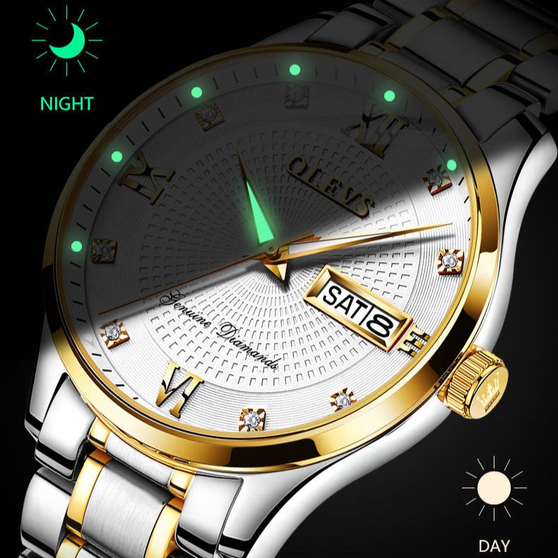 Lefimar OLEVS Apollo Globe Men's Mechanical Watch - Luminous
