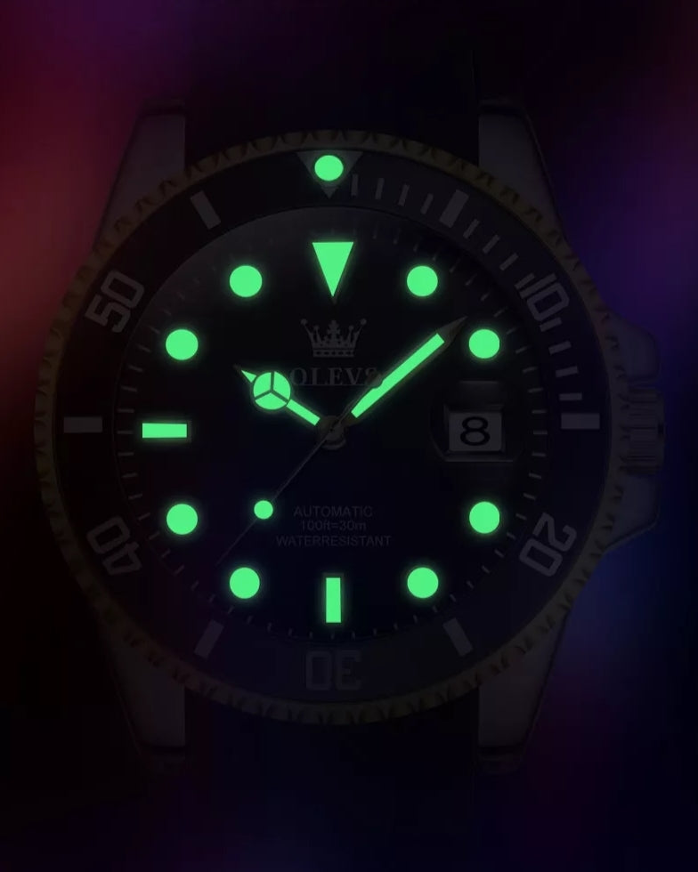 Pondo men's mechanical watch - luminous