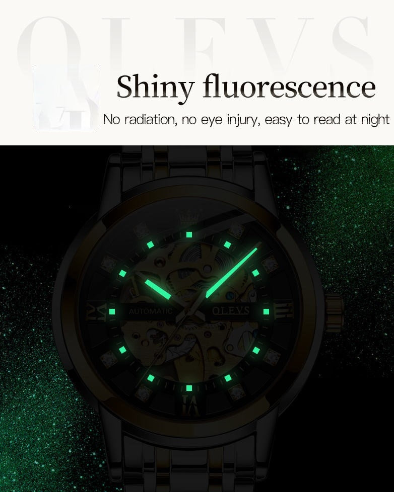 Paramount men's watch - fluorescent luminous