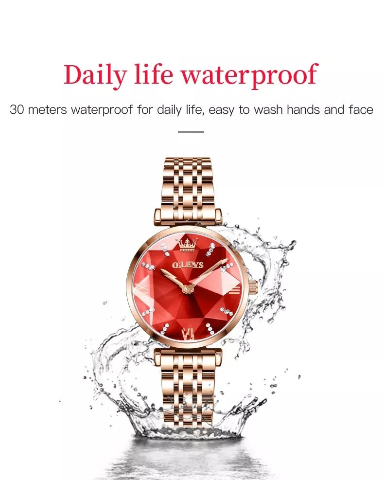 Spirits women's quartz watch - waterproof and water resistant and resistance