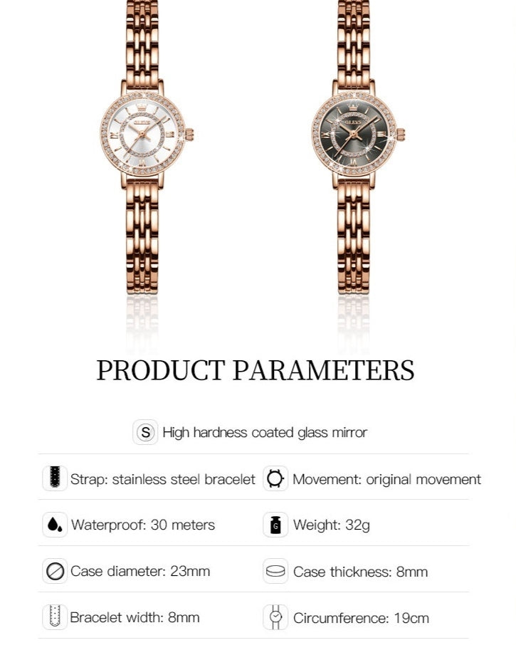 Utopia women's quartz watch - properties