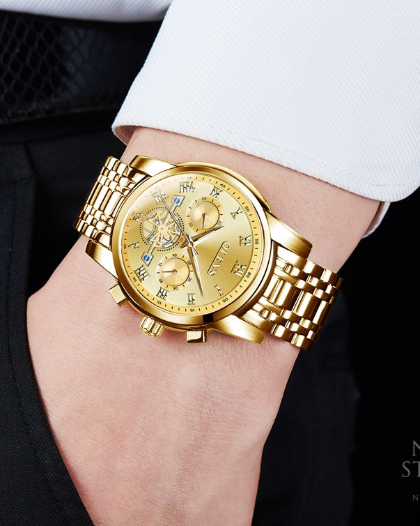 Phantom Gold men's mechanical watch - gold