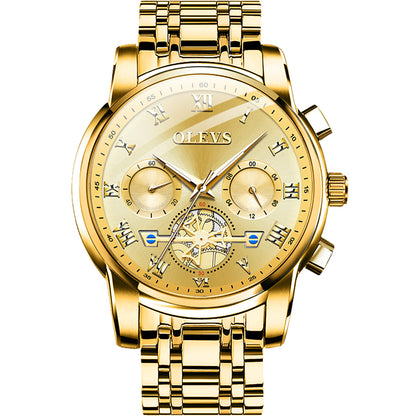 Phantom Gold men's mechanical watch - gold