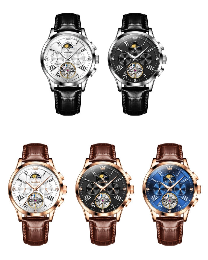 Phantom Retro men's chronograph mechanical watch - collection