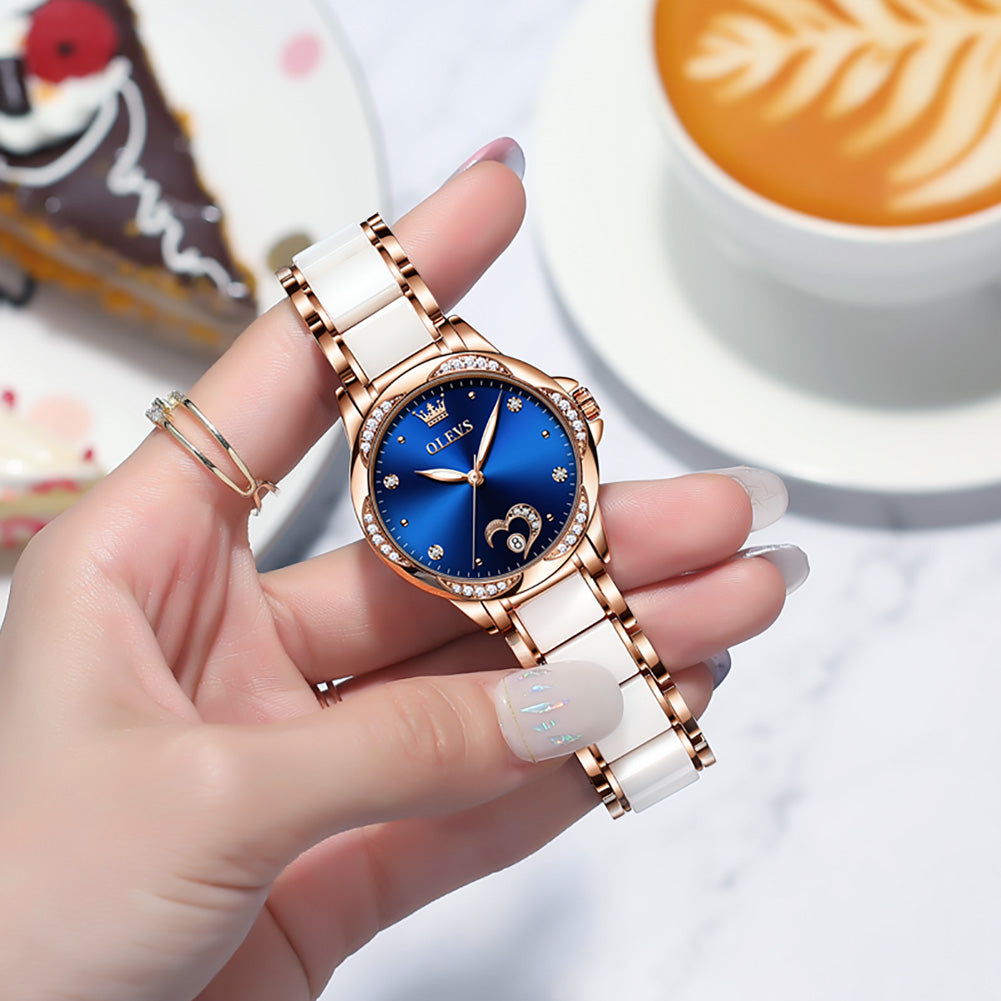 Lefimar OLEVS Women's Watch - Blue Amore