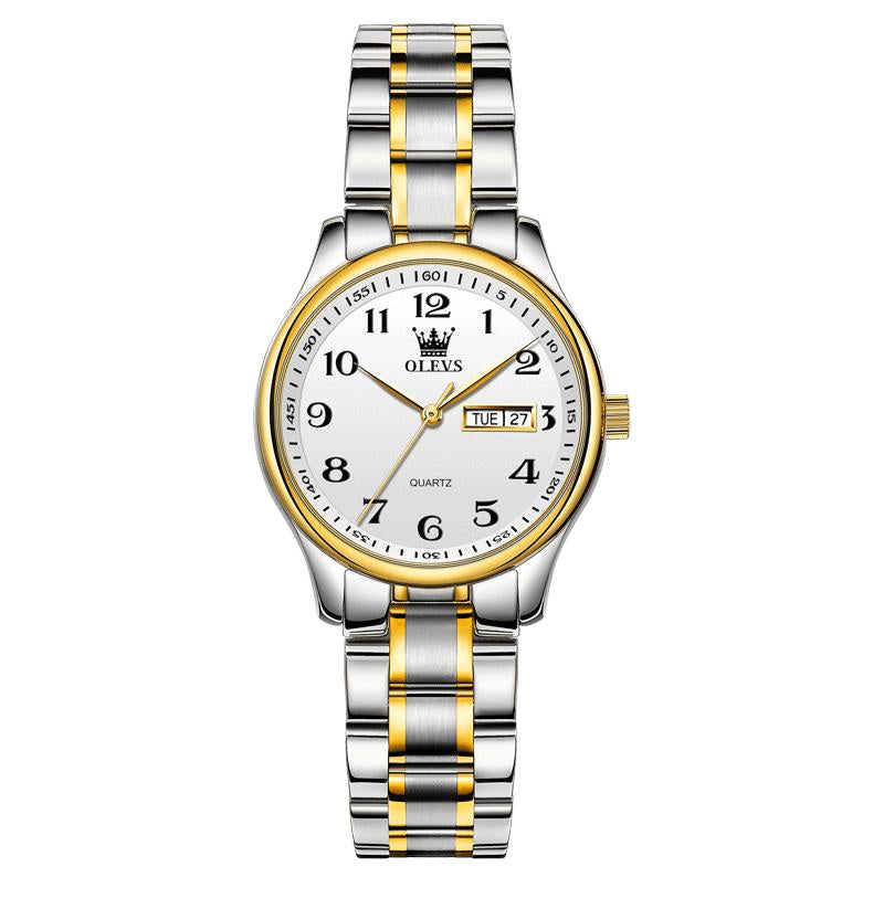 Native Ore couples watch - white gold