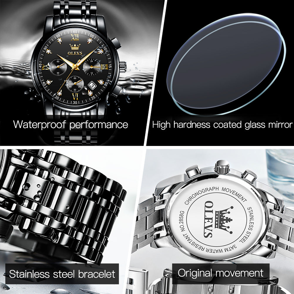 Apex chronograph men's watch - properties