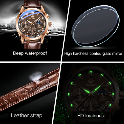 Chronos men's chronograph quartz watch - properties