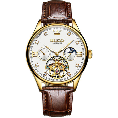 Supreme men's chronograph mechanical watch - white