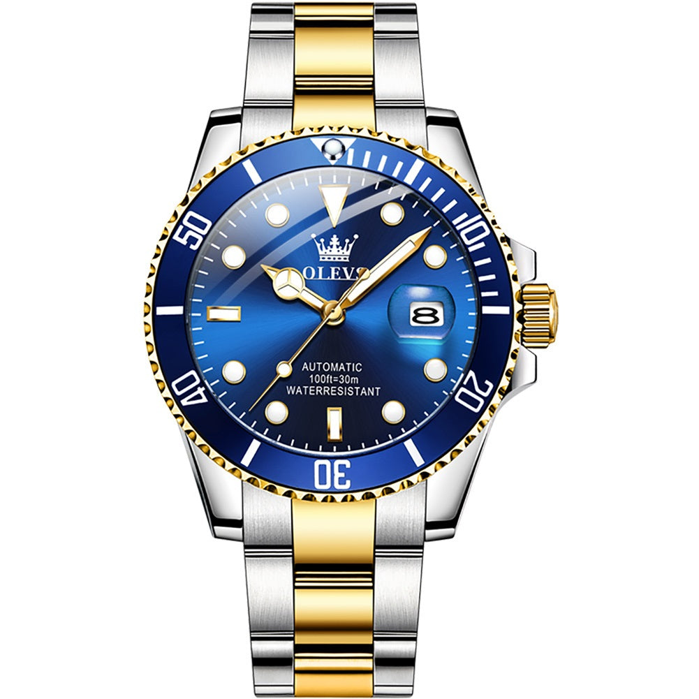 Pondo men's mechanical watch - blue