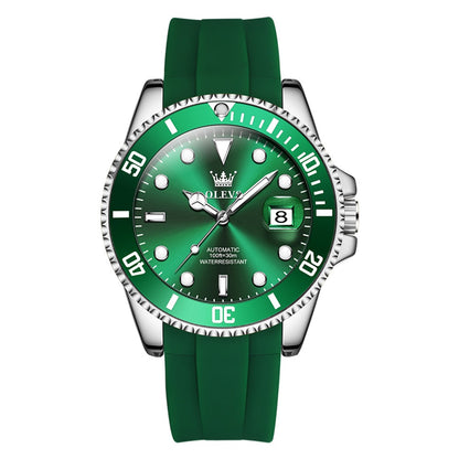 Pondo men's mechanical watch - green