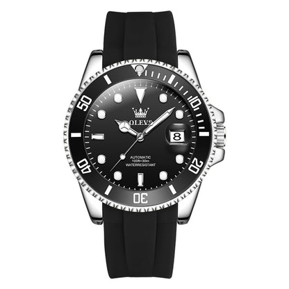 Pondo men's mechanical watch - black