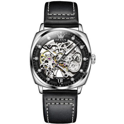 Hollow Forge men's watch - black and silver