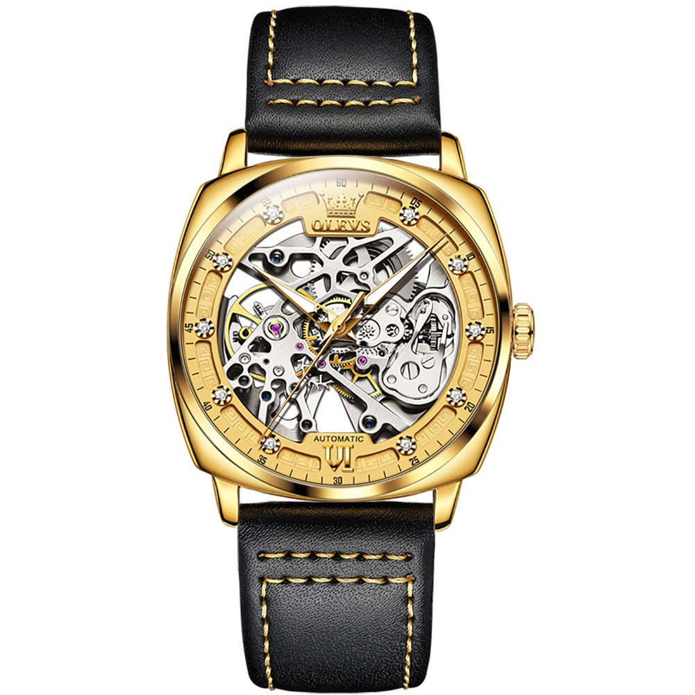 Hollow Forge men's watch - gold