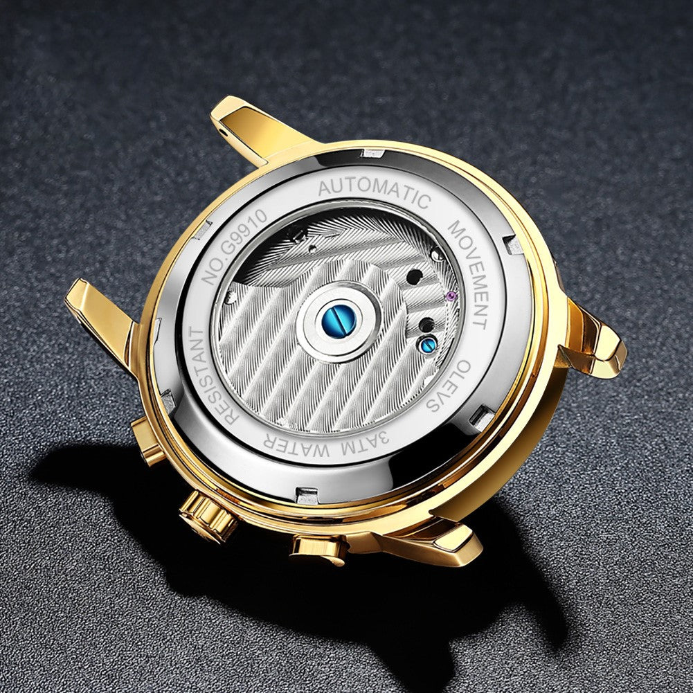 Phantom Vortex chronograph mechanical men's watch - back side
