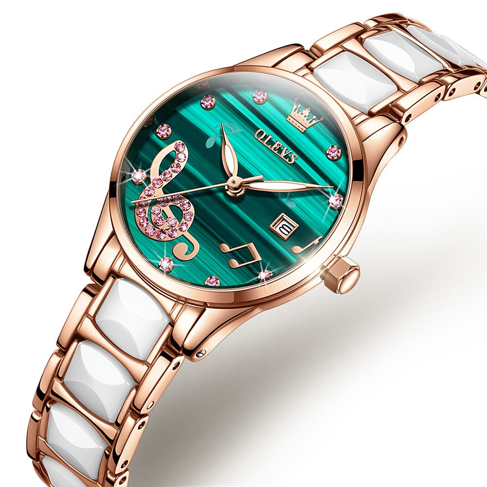 Symphony women's quartz watch - green