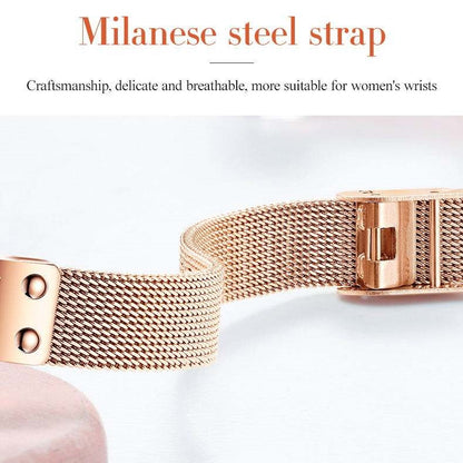 Sandy women's quartz watch - Milanese steel strap