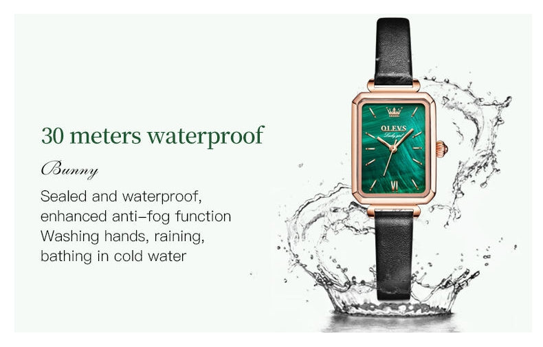 Jade women's watch - waterproof