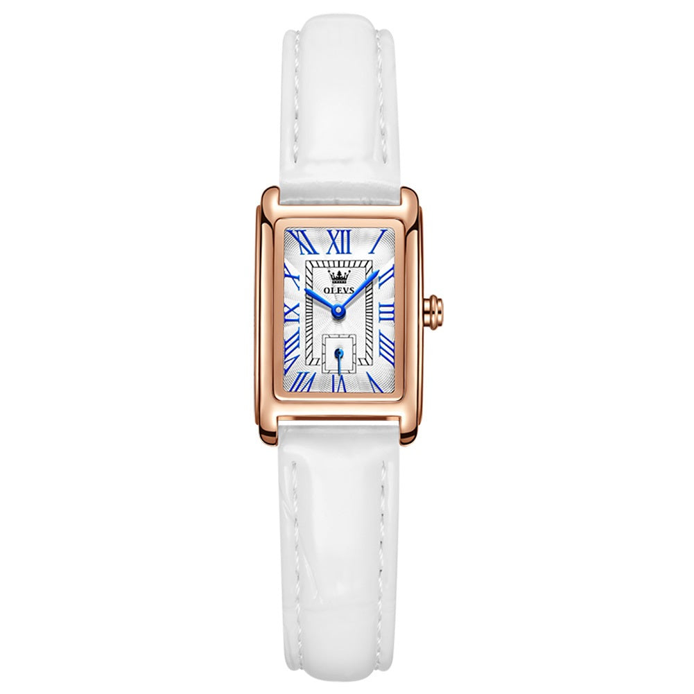 Quatro quartz women's watch - white