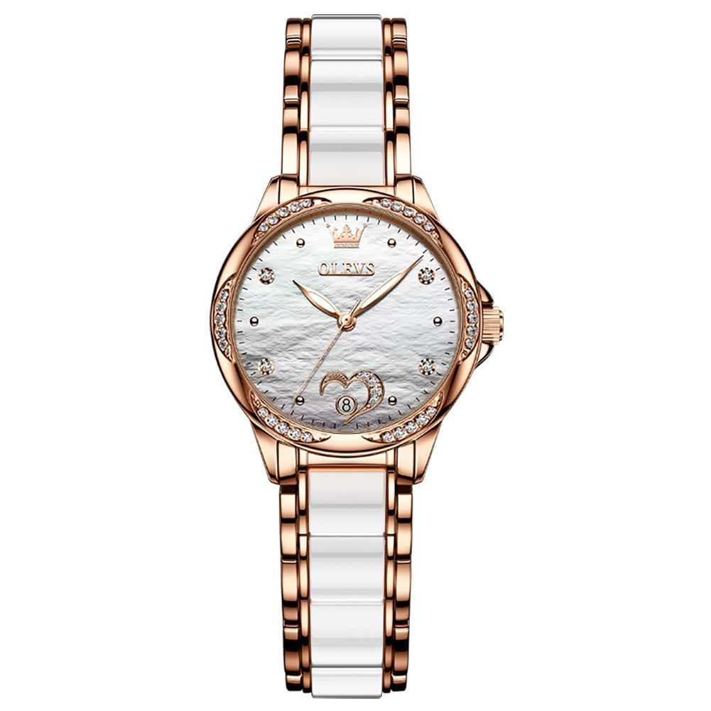 Lefimar OLEVS Women's Watch - White