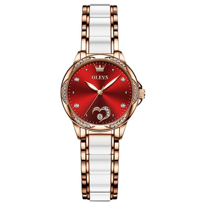 Lefimar OLEVS Women's Watch - Red