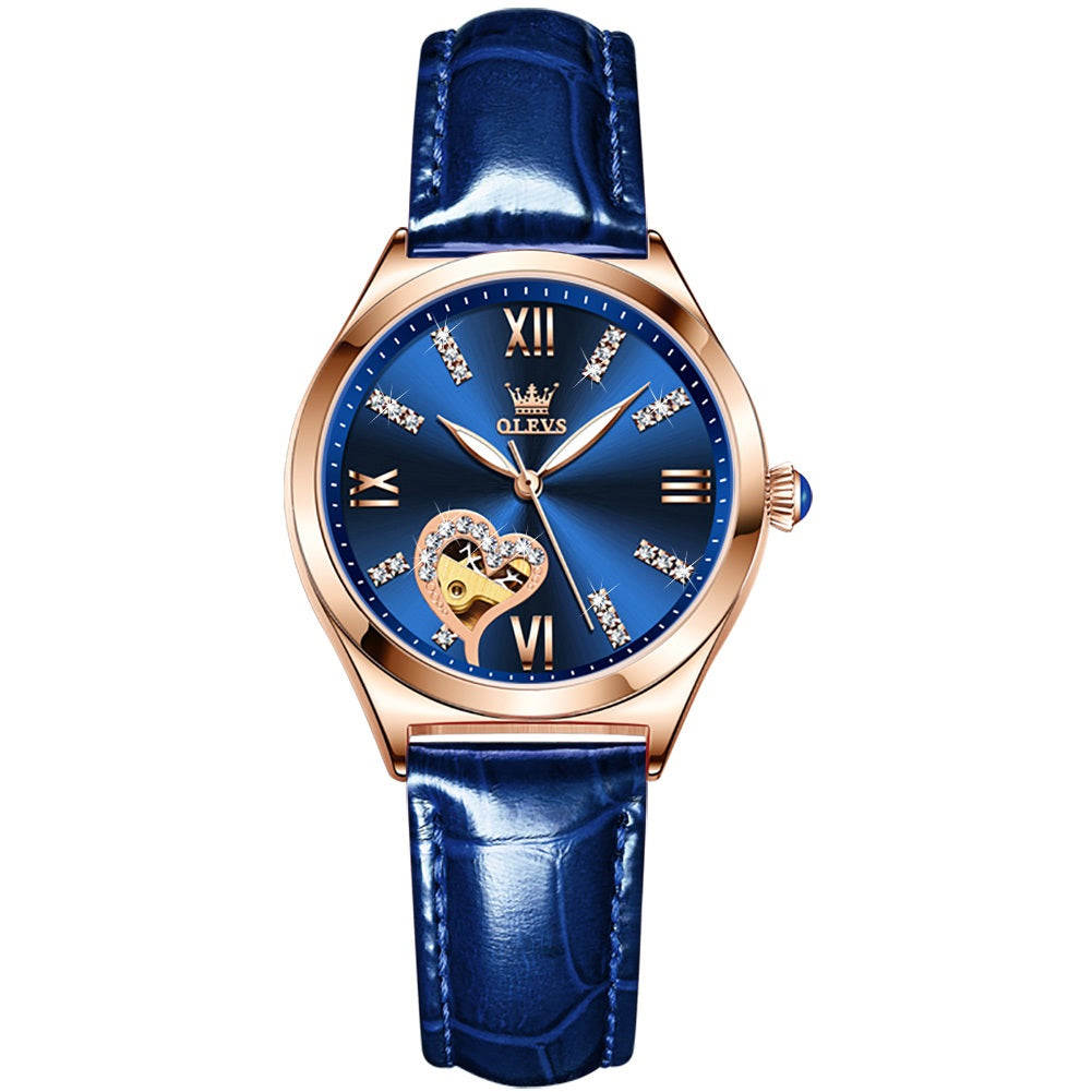 Vista women's mechanical watch - blue