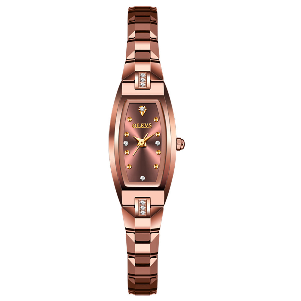 Tania women's quartz watch - rose gold